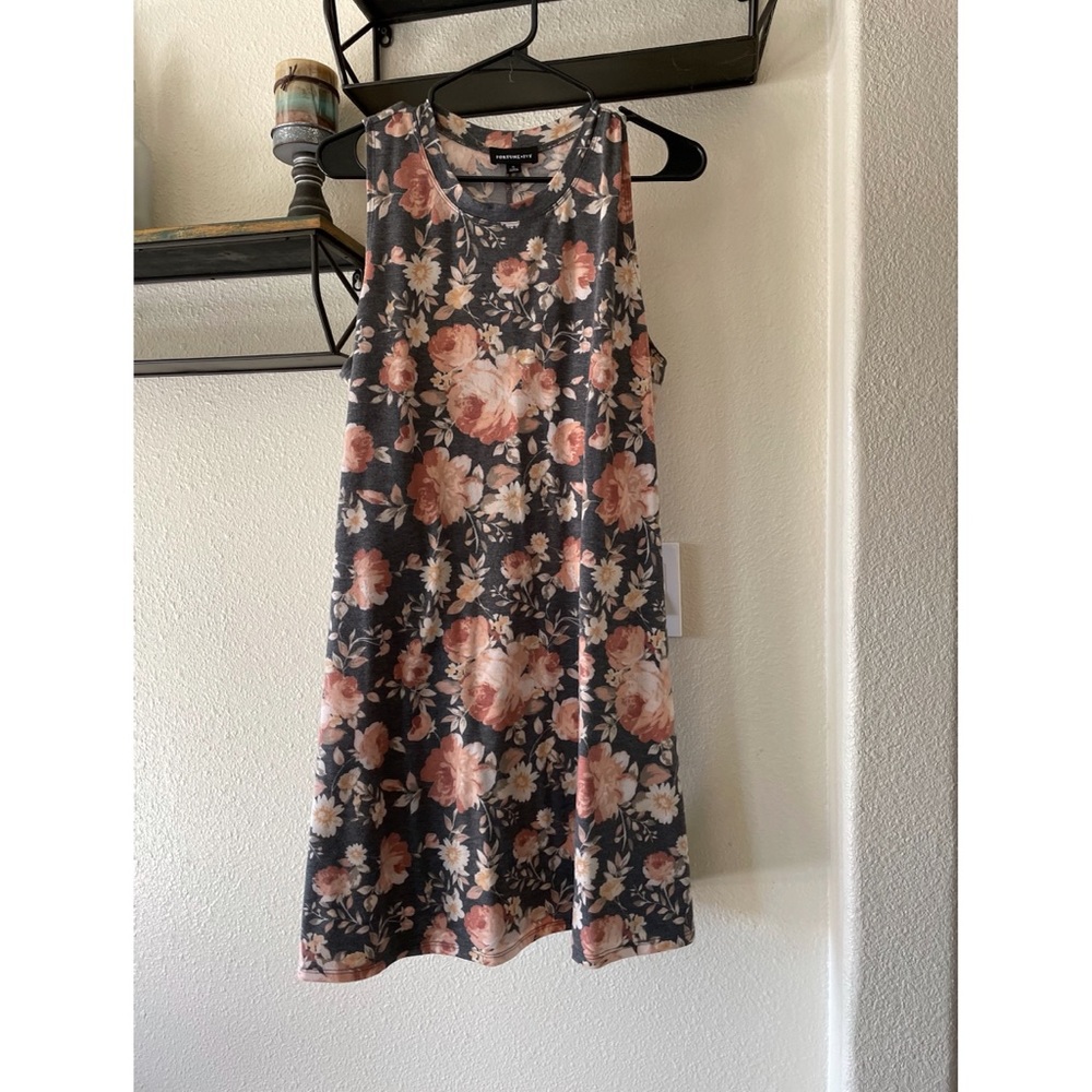 Knee length floral dress